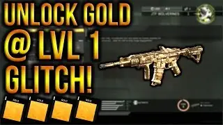 Infinite Warfare - Unlock Gold Camo At Level 1 Glitch! All Camos Unlocked Glitch! *PS4 ONLY*