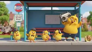 Hop On, Little Chicks! 🚌🐣 | Bus Stop Dance Song