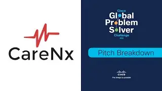 Pitch Breakdown of Cisco Global Problem Solver Challenge 2018 Winner: CareNX