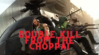 Double Kill from helicopter! Streamer Felt Amazing!
