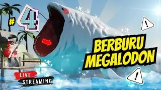 LIVE HARI KE 4 rod 8m MANCING MEGALODON DI fis it ROBLOX