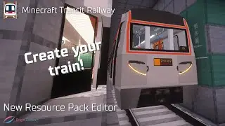 Minecraft Transit Railway - Make your Custom Train in 3 minutes!