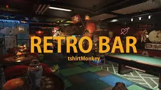 Fallout 76 Camp Shelter Build - Retro Bar