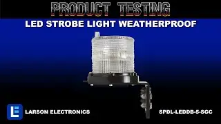 1W Solar Powered 24/7 LED Strobe Light - Marine Applications - Weatherproof - Permanent Mount