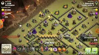 Th9 goboho attack war 3star epic challenge