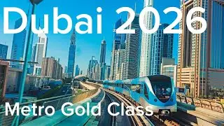 Dubai Metro Gold Class Ride 🇦🇪 2026 