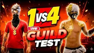 HARDEST GUILD TEST FF | FREE FIRE LIVE CUSTOM ROOM GIVEAWAY | FF LIVE TEAM CODE GIVEAWAY | FF LIVE