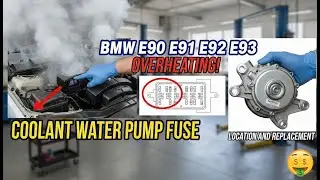 BMW E90 Series Overheating? Check/Replace Your Water Pump Fuse! DIY Guide