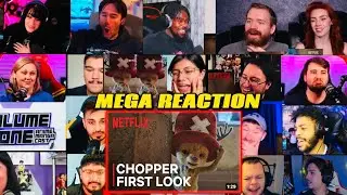 One Piece Live Action Chopper Reveal MEGA REACTION MASHUP