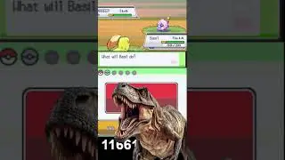 This SHINY Turned Me Into A T-REX! (Pokemon Shiny Hunting #shorts)