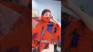 Scarf Se Face Ko Kaise  Cover Karen #shorts #shortvideo #facecover #facecoverings #viral #trending
