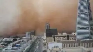 WORST SAND STORM IN SAUDI ARABIA