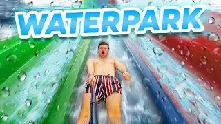 CRAZY WATERPARK in the ALPS! (Aquamotion, Courchevel) | Ski Vlog 2022