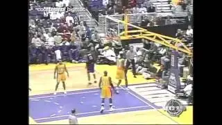 1999: Vince Carter career high 34pts +crossover tomahawk jam vs Lakers
