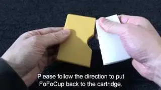How to Use FoFoCup -- 8oz with Cartridge