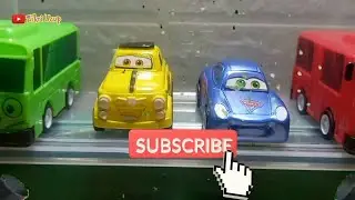 Colored Balls Become Toys👀 blue car, red car, green card, yellow car