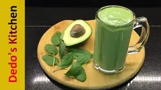Avocado Spinach Smoothie ( Vegan & Healthy Recipe )
