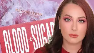 Makeup Revolution Unconditional Love vs Jeffree Star Blood Sugar Palette Comparison