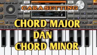 chord major and minor org 2020 settings