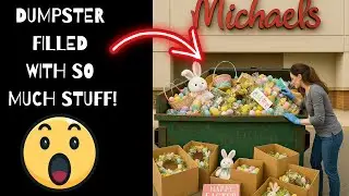 DUMPSTERS WERE FULL!  DUMPSTER DIVING IN THE BIG CITY!