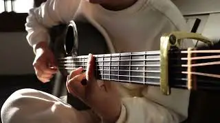 Fingerstyle guitar performance of 