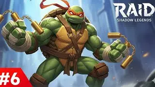 RAID: Shadow Legends | ЧАСТЬ 6 - КАЧАЕМ  ЛЕГЕНДАРНОГО МИКЕЛАНДЖЕЛО - СОЛО ФАРМ 👍 ГАЙД и ОБЗОР ГЕРОЯ