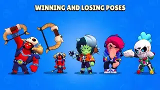 All New SKINS WINNING & LOSING POSES + Gameplay | Brawl Stars