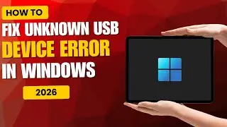 How to Fix Unknown USB Device Error on Windows 10 & 11 (Easy Fix 2026)