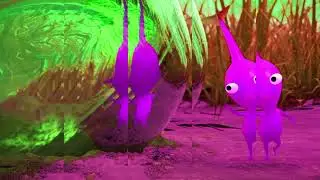 Pikmin catching mirror in the glass of empty bottles to stop#inspired#privous