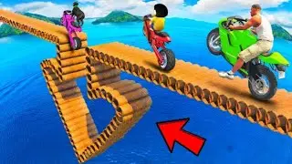 SHINCHAN AND FRANKLIN TRIED THE IMPOSSIBLE STAR SPEED BOOSTER TUNNEL CHALLENGE GTA 5 GAMEPLAY 