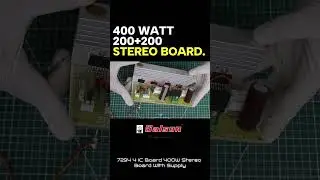 BUDGET FRIENDLY SOUND BOARD SE-7294 4 IC 400W STEREO BOARD WITH SUPPLY FOR HOME AND PROFESIONAL USE!