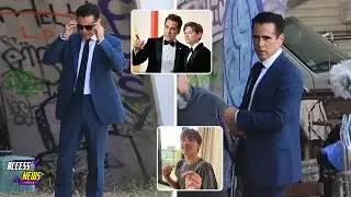 🎥 Colin Farrell Looks Sharp Filming Sugar Season 2! 👔✨