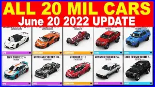 Forza Horizon 5 Top 50 Rare Cars Price Update June 20 Auction House Snipping How to make Money Fast
