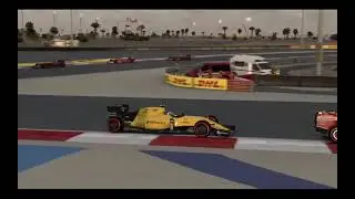 Jolyon Plamer wins the 2016 Bahrain Grand Prix (UK DUB)