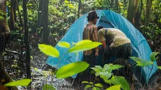 CAMPING HUJAN DERAS BADAI HUJAN TIADA HENTI CAMPING IN THE RAIN