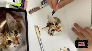 Pet hand-painted keychain - a unique gift