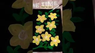 The black yellow and green art #art #creativecreation  #peaceful #mindrelaxing #easy drawing