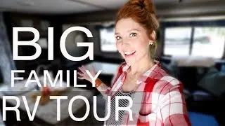 BIG FAMILY RV TOUR | 9 People Living in an RV