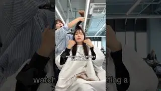 Immediately regretted it 🥹🥲 #korea #hairsalon #layeredhaircut #fail