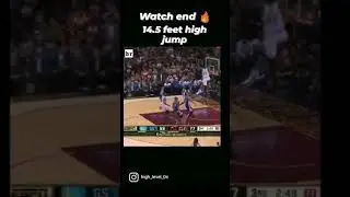 14 feet High Jump..... Miracle in Basketball | Sports Shorts | YT&nbsp;#Shorts