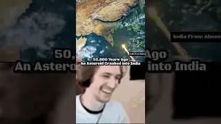 50,000 Years Ago An Asteroid Crashed Into India #Shorts #Shortsfeed #youtubeshorts #shorts #ytshort