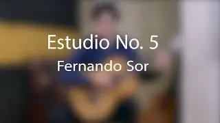 Estudio No. 5 in B Minor by Fernando Sor (Guitar Classic) Performed By Nguyễn Bảo Chương