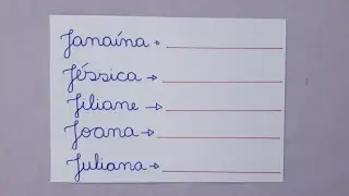 Lendo e Escrevendo Nomes Próprios  com a Letra J -Aprendendo a Ler e Escrever Nomes Próprios (EJA)