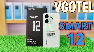 VGOTEL SMART 12 UNBOXING AND Rivew 18W⚡ 50Mp 12/128gb Unisoc t615