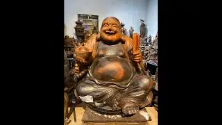 20/12/2025 Di Lặc và nhiều tác phẩm mới// Tượng gỗ trắc Thế Quyết 039.620.5625