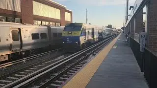 Long Island Railroad PM Rush Action at New Hyde Park (3rd Track Special)