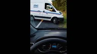 Cat Saved by flaming Mailvan