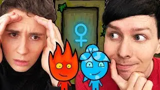 NO MORE LADYDOOR - Dan and Phil play: Fireboy and Watergirl #2!