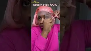 Watch Me Install The Baby Pink Color 13x4 Lace Front Wig 🥰 Half Up Half Down Tutorial Ft.@UlaHair
