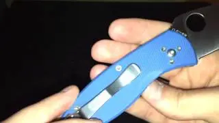Spyderco Persistence Blue G10 Review